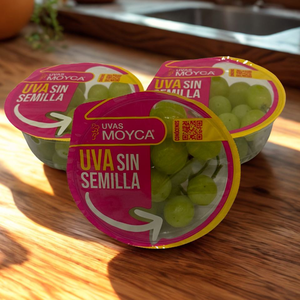 Caja uva blanca - Tarrinas 150 gr